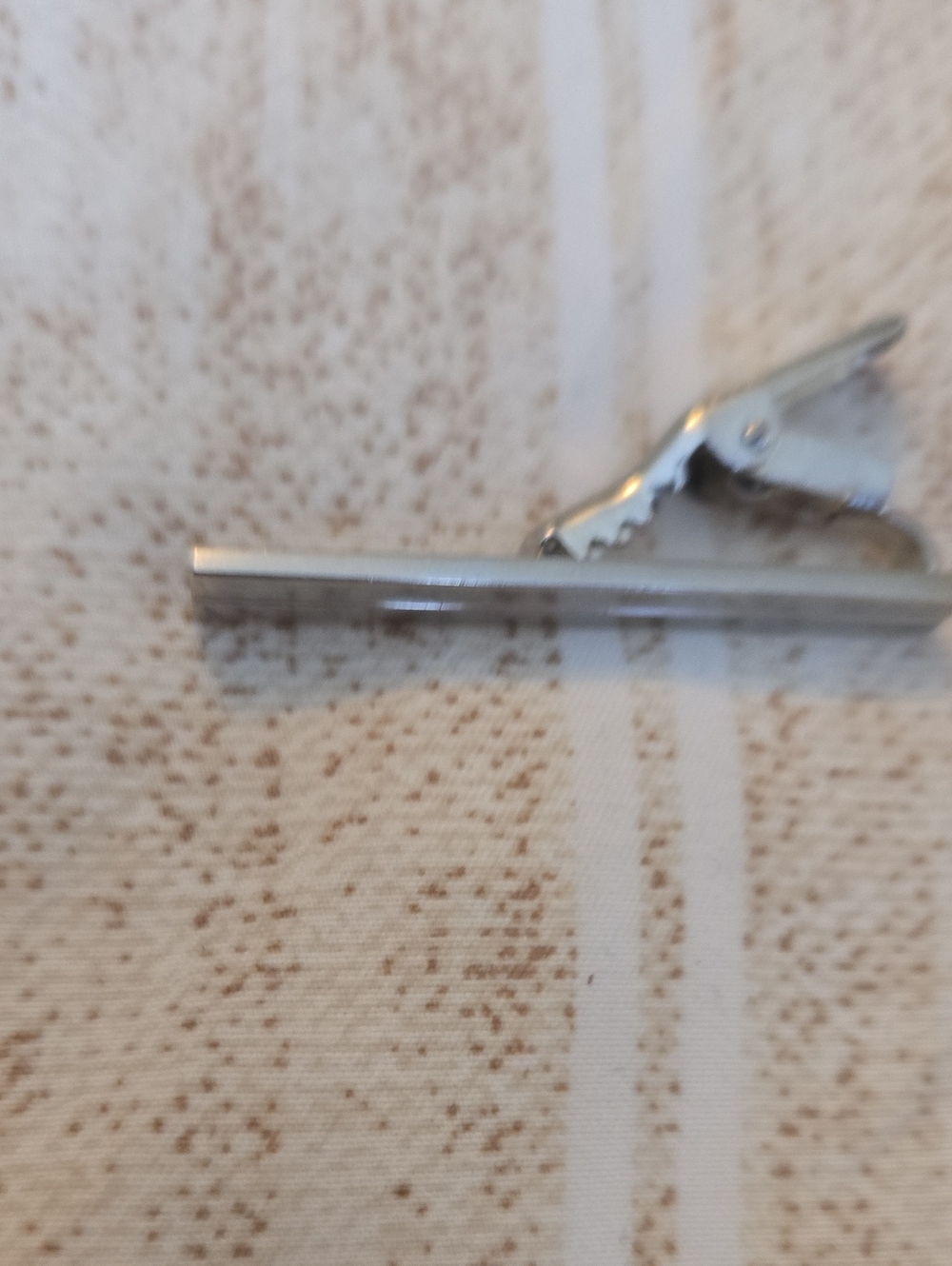 Silver Men’s Tie Clip - Sleek Minimalist Style
